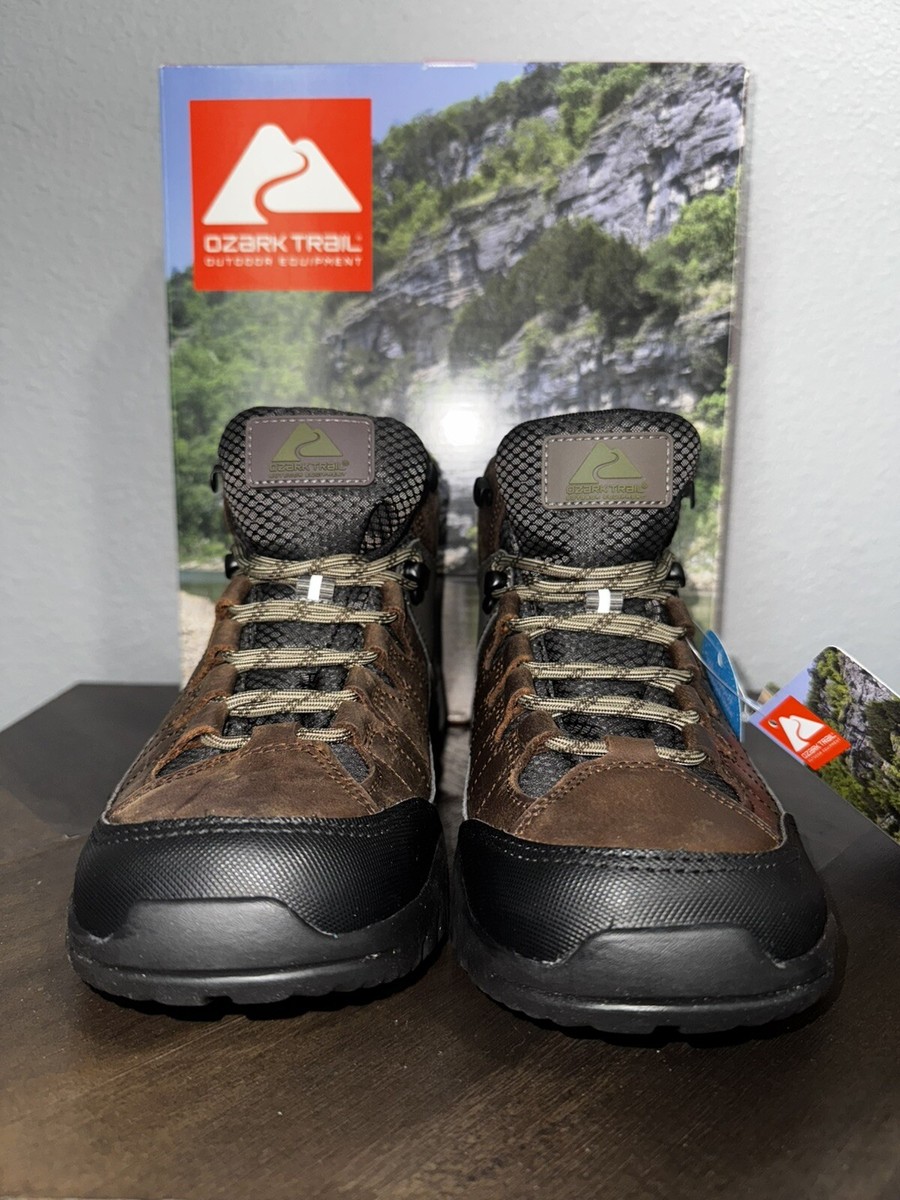 Ozark Trail Meadows Mid Hiking Boots Leather & Mesh Upper Mens Size 7 Waterproof Free Shipping! Ozark Trail Men main image 3