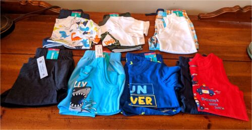 Toddler Boys 18Mths Garanimals Shorts Pants T-Shirt Sets Multiple Designs NWT