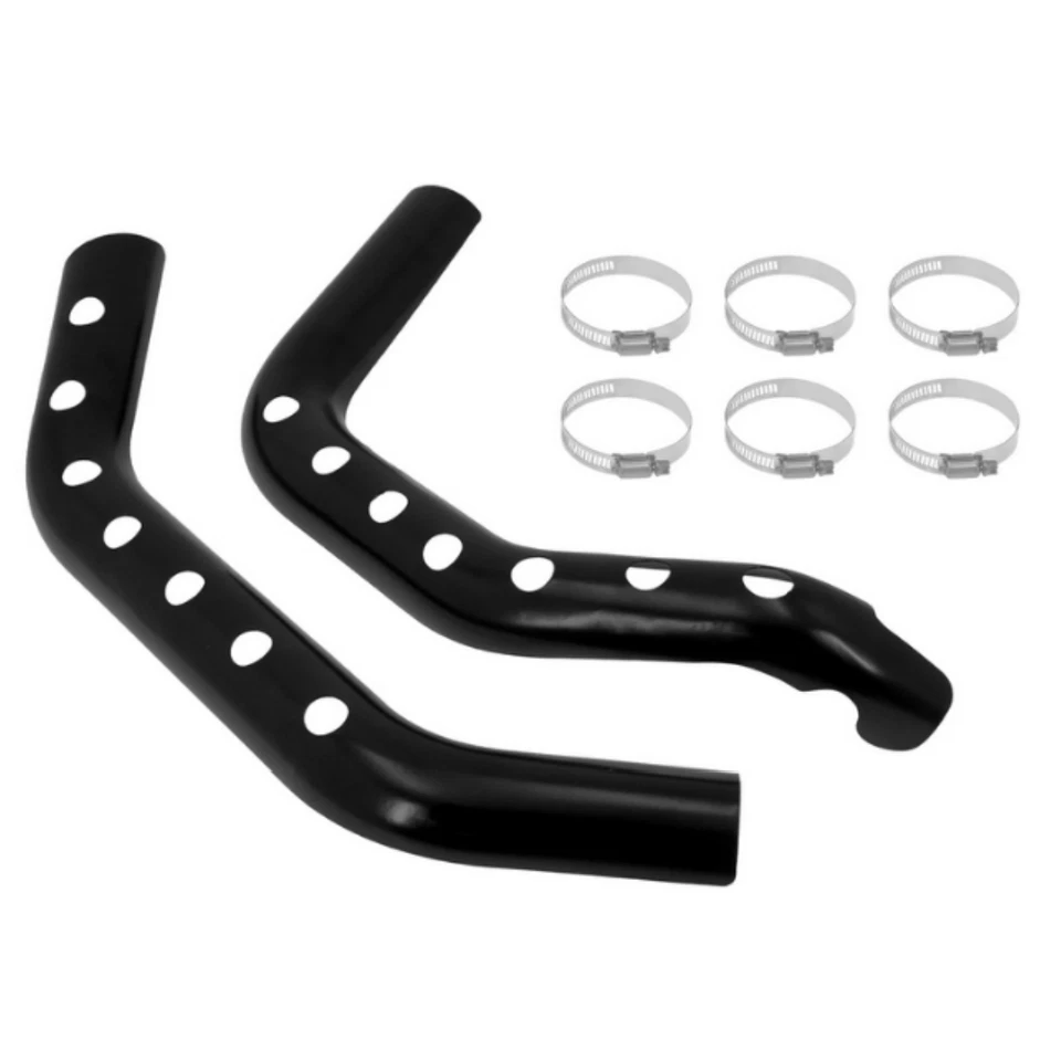 Крышка выхлопного коллектора трубы теплозащитные экраны черные для Harley Sportster 883 1200 04-23 - Изображение 3 из 4