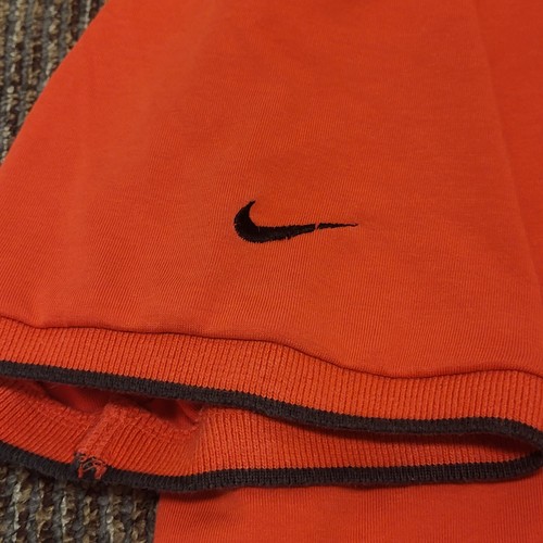 Vintage 90s Nike Challenge Court Tennis Short Sleeve Polo Shirt Mens Large Red - Picture 4 of 8