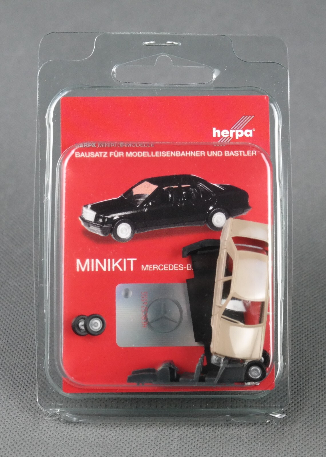 HERPA 012409-008 H0,1:87 Minikit/Bausatz Mercedes Benz 190E beige NEU!