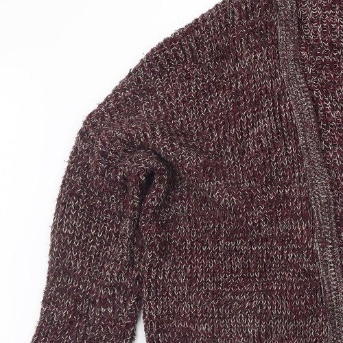New Look Womens Purple V-Neck Acrylic Blend Cardigan Size 10 - Picture 6 of 12