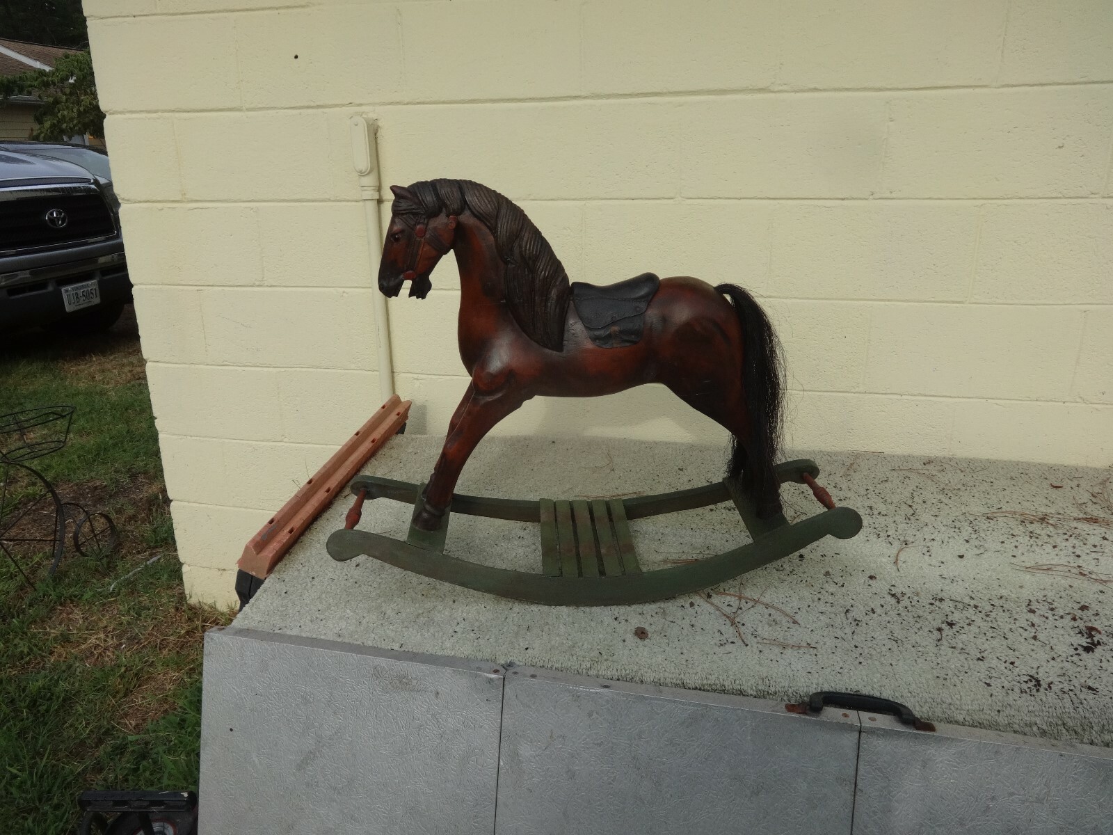 primitive rocking horse