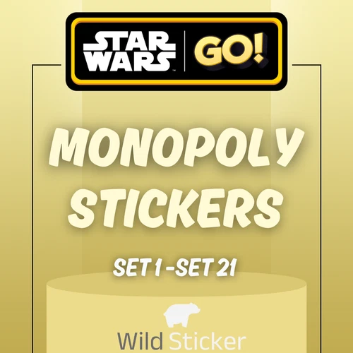 MONOPOLY STAR WARS GO ALBUM ⭐ ALL STICKERS AVAILABLE⭐⚡(CHEAP & FAST DELIVERY) ⚡