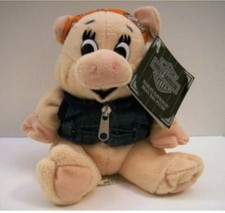 Harley Davidson bean bag PUNKY plush toy 1997 NWT