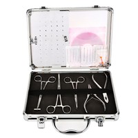 Tattoo Body Piercing Tools Kit 5 Pliers Navel Ear Tongue Lip Jewelry Needles Tattoo Body Piercing Tools Kit 5 Pliers Navel Ear Tongue Lip Jewelry Needles
