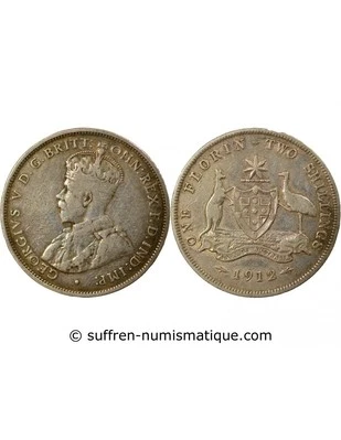 Australie Australie, George V - Florin Argent 1912 Londres - Photo 1/4