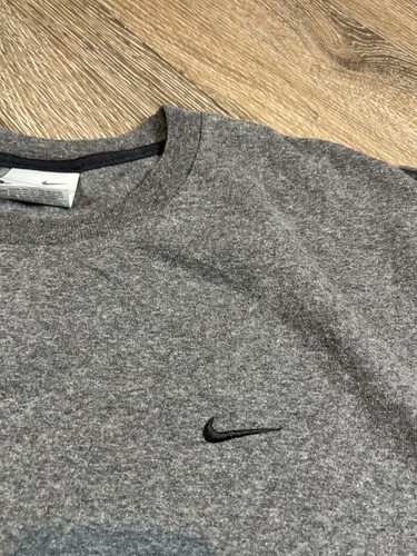 Maglia Nike vintage uomo 2XL grigia swoosh check anni 90 maglietta essenziale casual - Foto 2 di 6