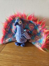 Ty Beanie Baby named Flashy the Peac*ck, a plush toy from the early 2000s.