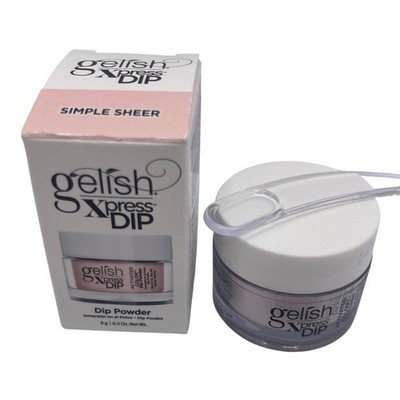 Gelish Xpress Dip Simple Sheer Activated Color Dip Powder Immersion 9g 0.3 Oz