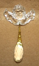Angel Acyrlic Ornament with Decorative Tear Drop 4 1/2" long