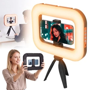 LED Ring Light with Stand, Dimmable, Black