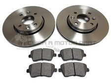 Front 2 Brake Discs And Pads Set For Nissan Micra K14 1.0 IG-T + IG-T 100 19-23