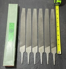 Nicholson Knife Smooth Files 10” 250 mm 07054N Lot Of 6 USA NEW
