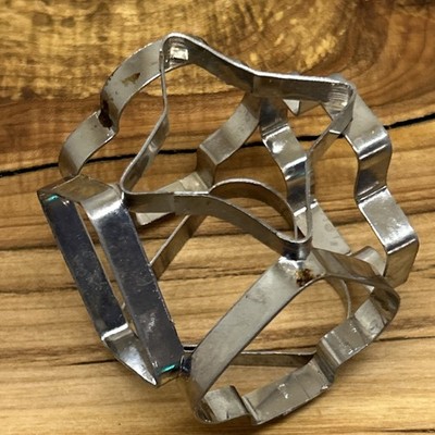 Mid-Century Modern Vintage Kitchen Tomado Holland Tin Cookie Cutter 6 Side Suite