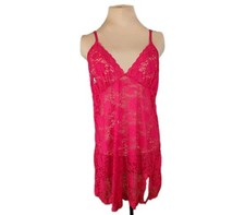 Rampage Intimates Y2K Red Sheer Lace Babydoll Slip Lingerie Nightie 1X Plus Size
