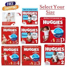 Huggies Size 1 Diapers, Little Snugglers Baby Diapers, Select Your Size 