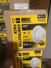  BRK Smoke Alarm Contractor Pack 6 Pack SMI110 First Alert Detectors