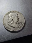 1957 (P) Franklin Half Dollar Very Fine 90% Silver