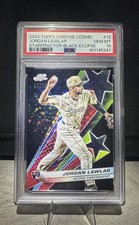 2024 Topps Cosmic Chrome Jordan Lawlar Starfractor Black Eclipse /10 Psa 10 RC