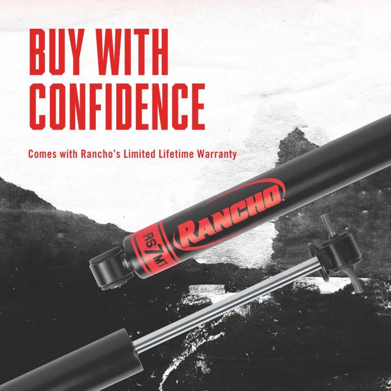 Черный передний стабилизатор рулевого управления Rancho RS7MT | подходит для Ford F-350 Super Duty 2005-20 годов выпуска - Изображение 2 из 2