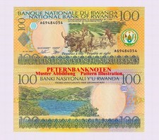 RUANDA / RWANDA 100 FRANCS 2003  Unc P. 29b 695# ❇️❇️