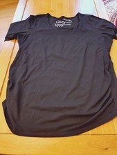 Marks And Spencer Maternity Black Long Sleeve Top, Size Large, Used Excellent