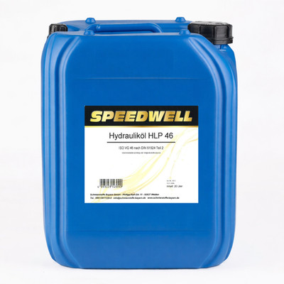 20 Liter Kanister Speedwell Hydrauliköl HLP 46 HLP46 H LP  Made in Germany