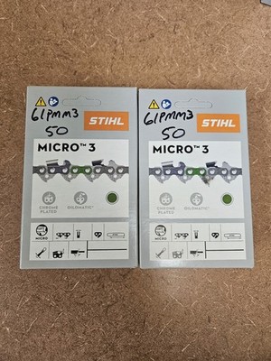 61PMM3 50 STIHL 2 PACK OF CHAINS 3610 005 0050