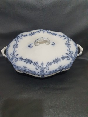Adderleys LTD ''ALEXIS '' FLOW BLUE GRAVY TERRINE