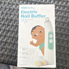 Frida Baby Electric Adjustable Ergonomic Nail Buffer w/ LED Light, Battery