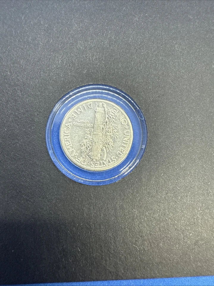 Mercury 1940-S 10c Dime, 90% Silver Half Dollar - Image 4 of 4