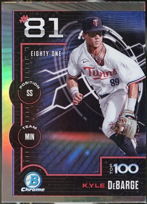 2025 Bowman #BTP-81 Kyle DeBarge Bowman Scouts Top 100 Baseball NM