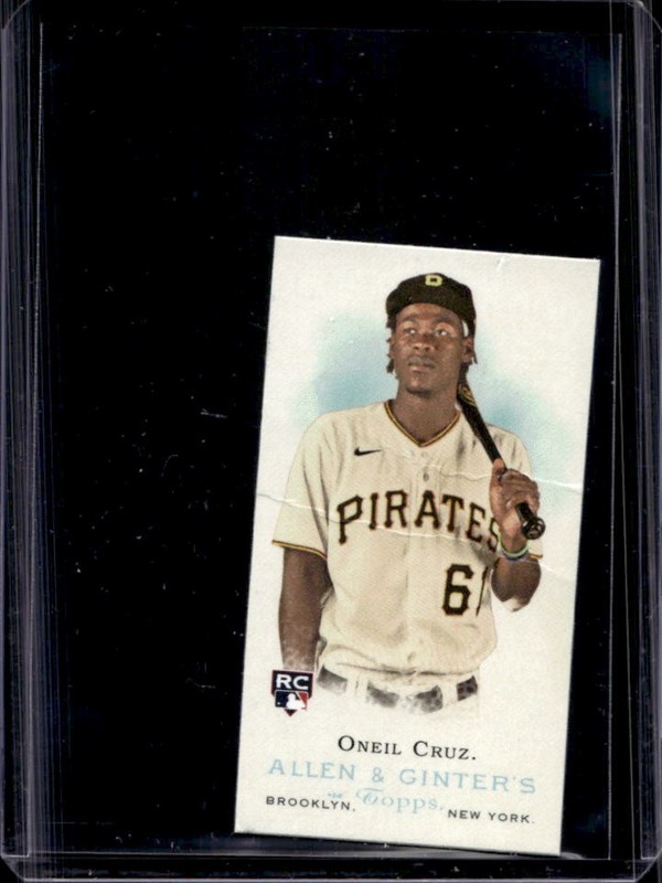 2022 Topps Allen & Ginter Oneil Cruz Mini 2006 A G Rookie Design RC #RDV-3