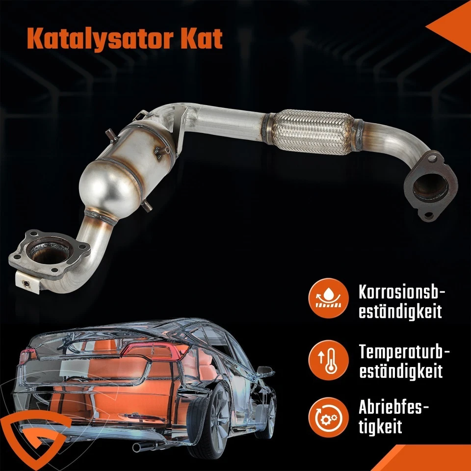 Catalizzatore Benzina per Ford C-Max II 12-15 Focus III Grand C-Max Mondeo V 1.0L - Immagine 4 di 4