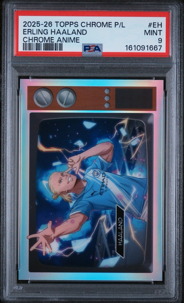 2025-26 Topps Chrome Premier League - Anime Erling Haaland #CA-EH