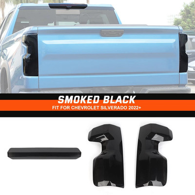 Tinted Tail Light Bezel for Third Brake Lamp for Chevy Silverado Sierra 19+