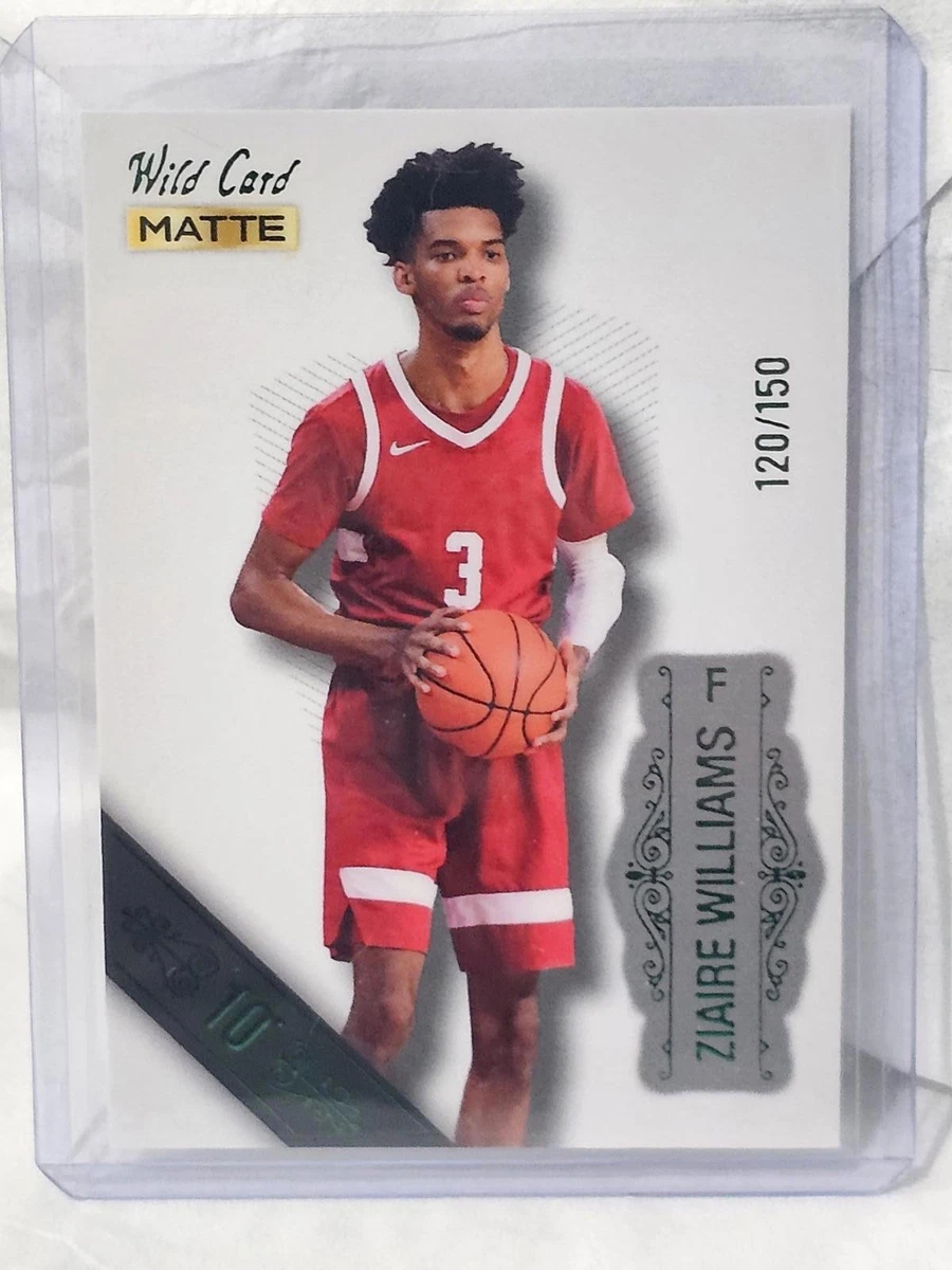 2022-23 Wild Card Matte Draft - Ziaire Williams #MB-77 for sale | eBay
