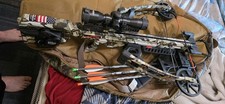 Wicked Ridge RDX Silent Camo/Black Ambidextrous Crossbow w/ Scope Bolts Case