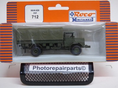 Roco Minitanks 1/87 Modern West German Man 630 5T 4x4 Truck Lot#7073 