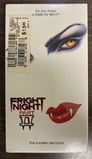 Fright Night Part 2 II VHS 1989 Factory Sealed IVE WATERMARKS RARE HTF