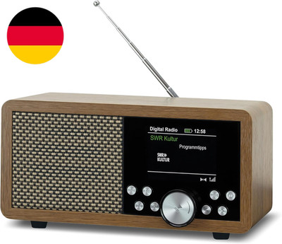 Dynavox DBT600 DAB+ Radio, Tragbares, Digitales UKW Radio, Ideal Als Küchenradio