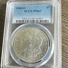 New Listing1904-O Morgan Silver Dollar $1 PCGS MS63 Cert# 58719997 Business Strike NO