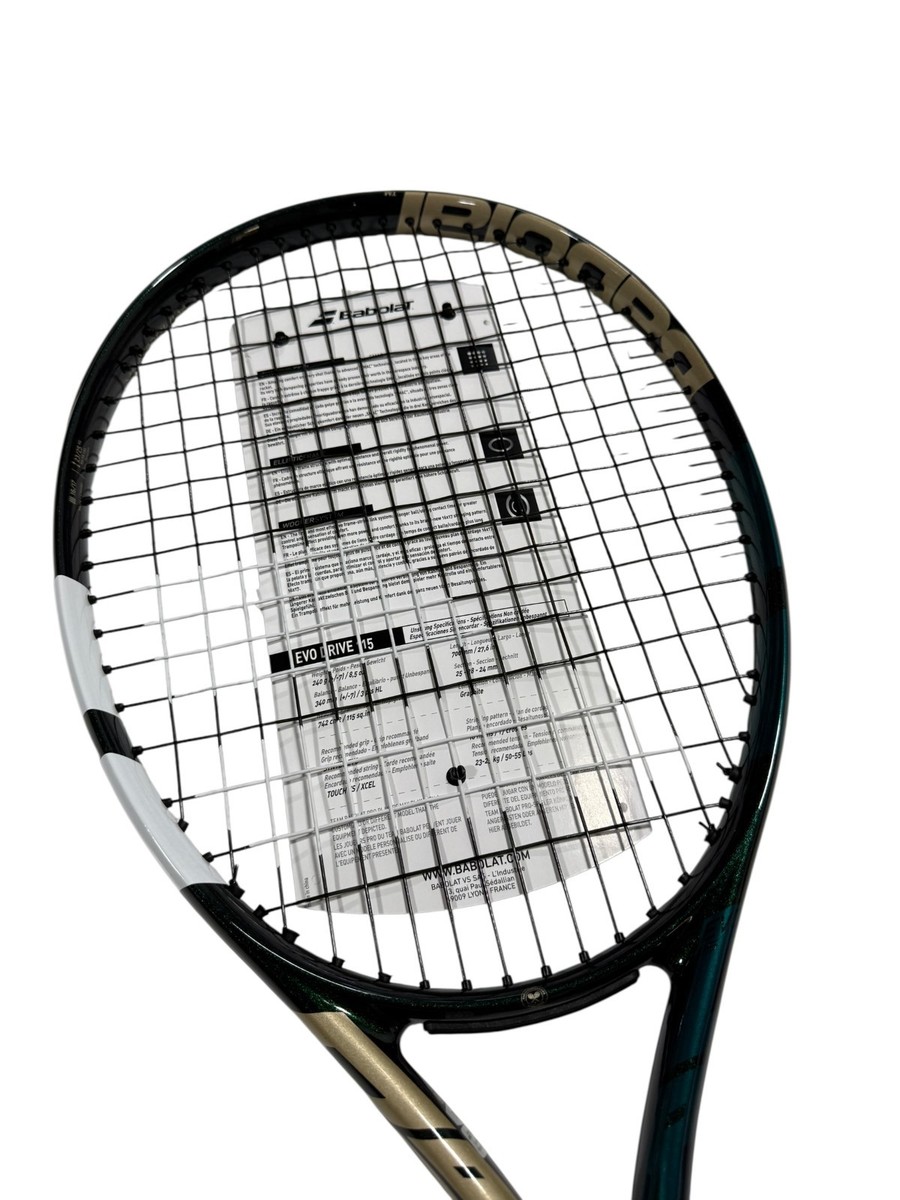 Babolat Evo Drive 115 Wimbledon Tennis Racquet 4 1/8″ – Pre-Strung