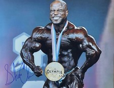 SHAUN CLARIDA SIGNED 11x14 PHOTO THE GIANK KILLER GK IFBB PRO RACC TRUSTED D