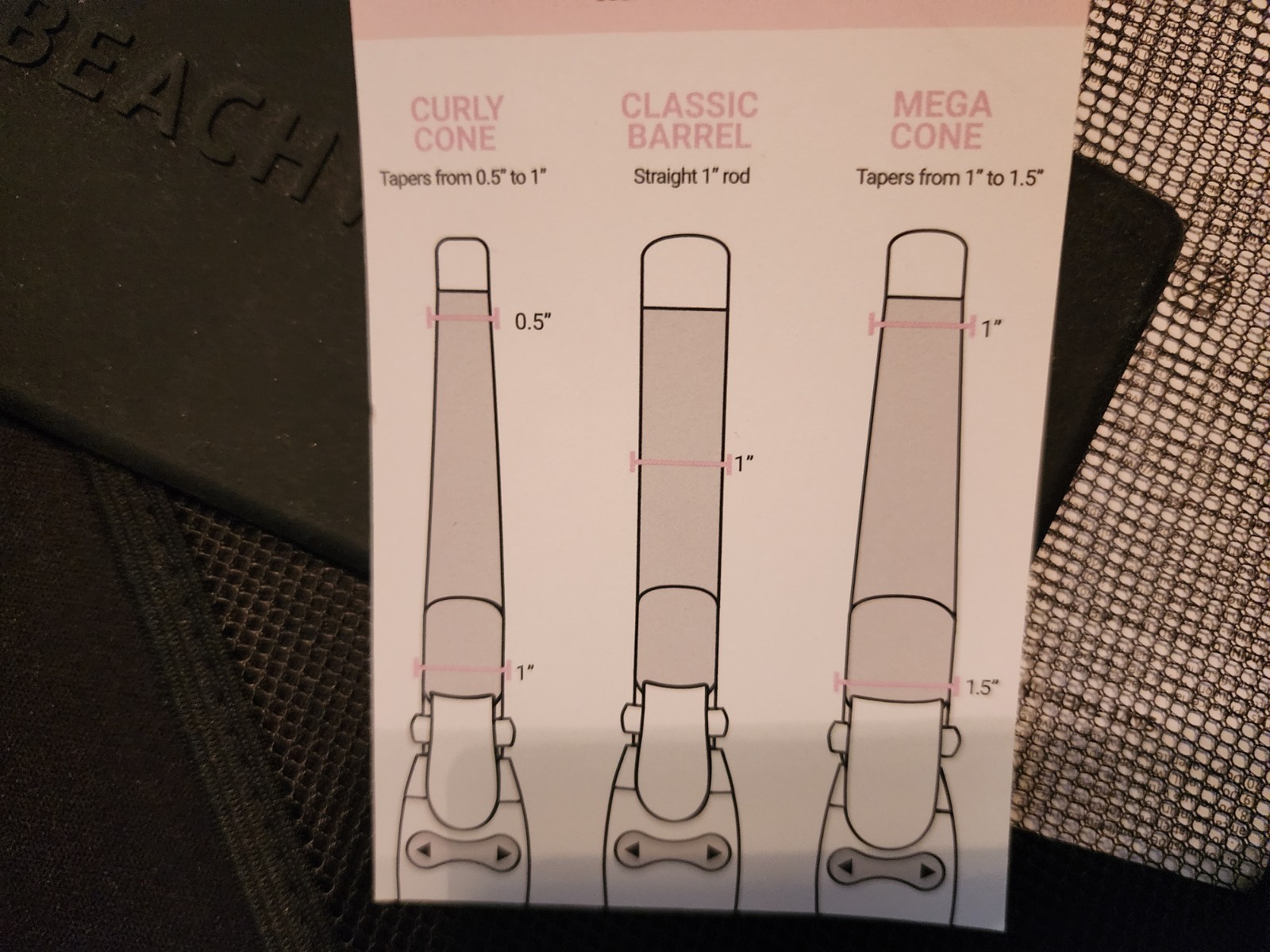 Beachwaver Multi Barrel Pink Rosegold Curling Iron