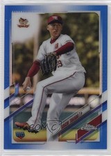 2021 Chrome NPB Nippon Professional Baseball Blue Refractor Koichi Takada 0xa