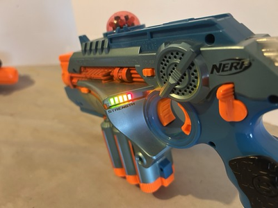 #ad #ad NERF Phoenix LTX Lazer Tag Game Blue Gun Indoor Outdoor Tested and Works $20.00
