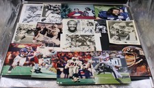 Football Stars/Hall Of Fame Signed Photo Lot (16) Dick Lane + Auto ZJ22368