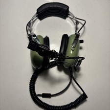 David Clark Aviation H10-76 Military Aviation Headset Headphones w/ Microphone